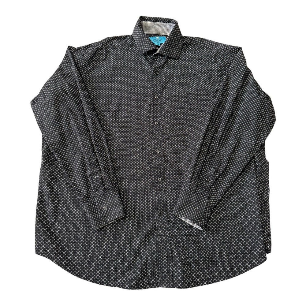 Christain Aujard Paris Black Button Down Size 2X